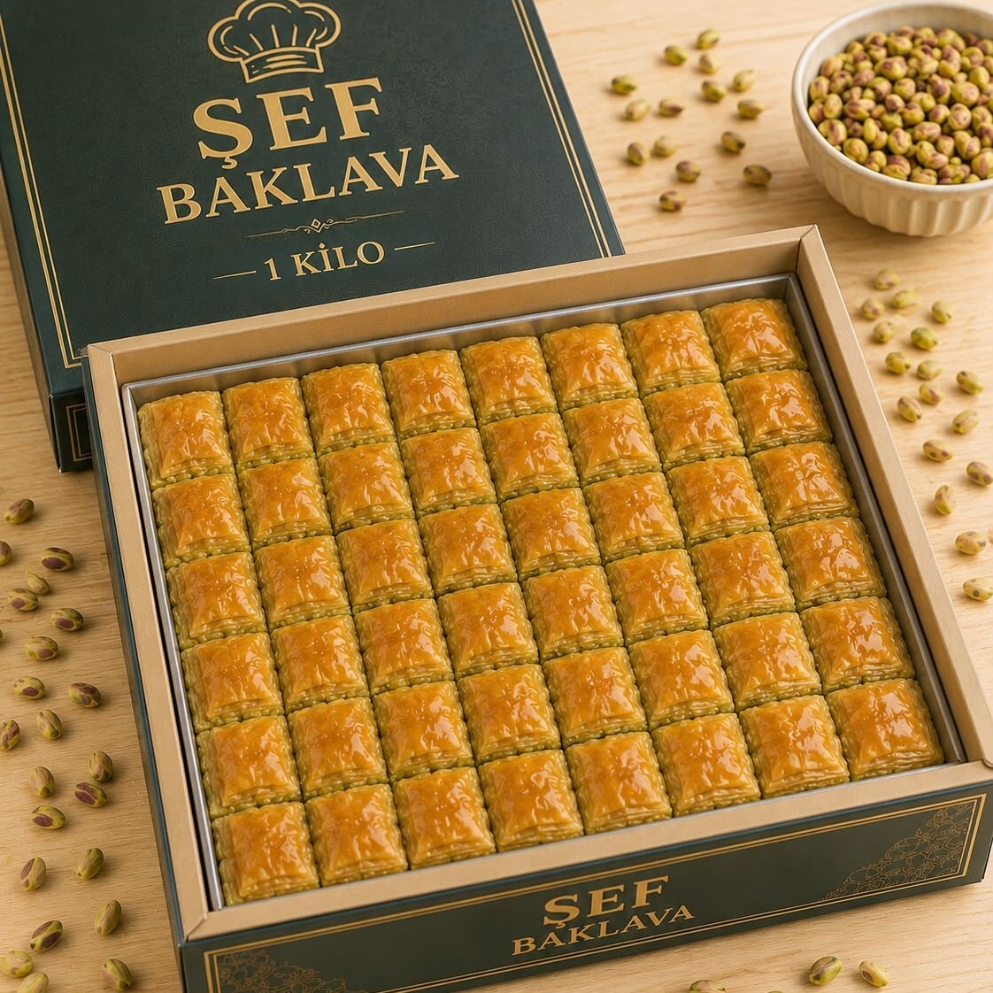 Şef Sade Yağlı Baklava (1 kg.)