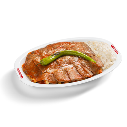 Yoğurtlu Patlıcanlı Tek İskender