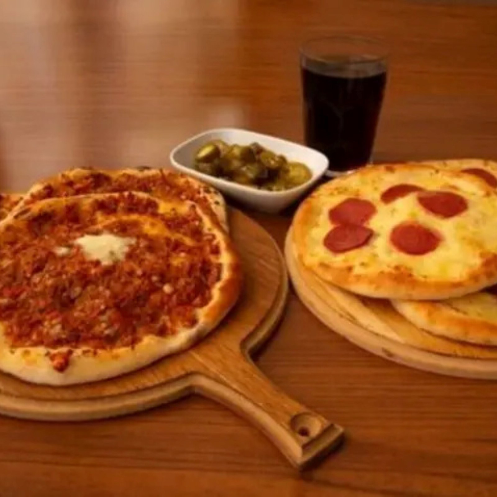 6lı açık pide Menü 1+coca cola 1lt