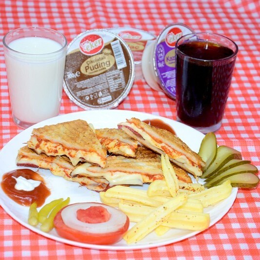7-Kavurmalı tost menü
