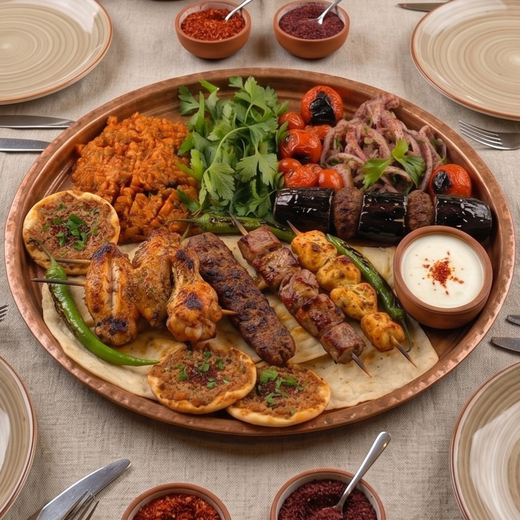 Tavuklu Karışık Kebap (2 Kişilik)