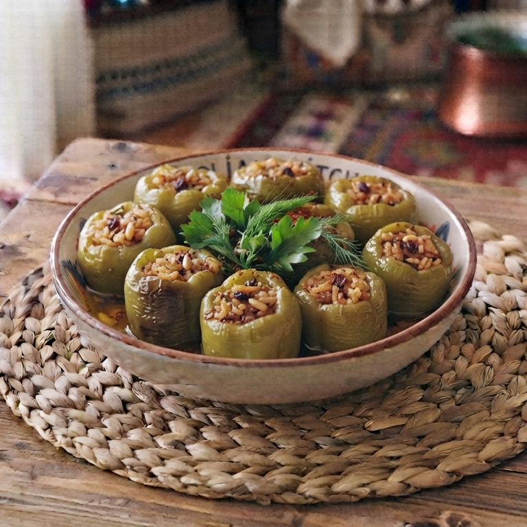 Anadolu Mutfağından Zeytinyağlı Biber Dolma