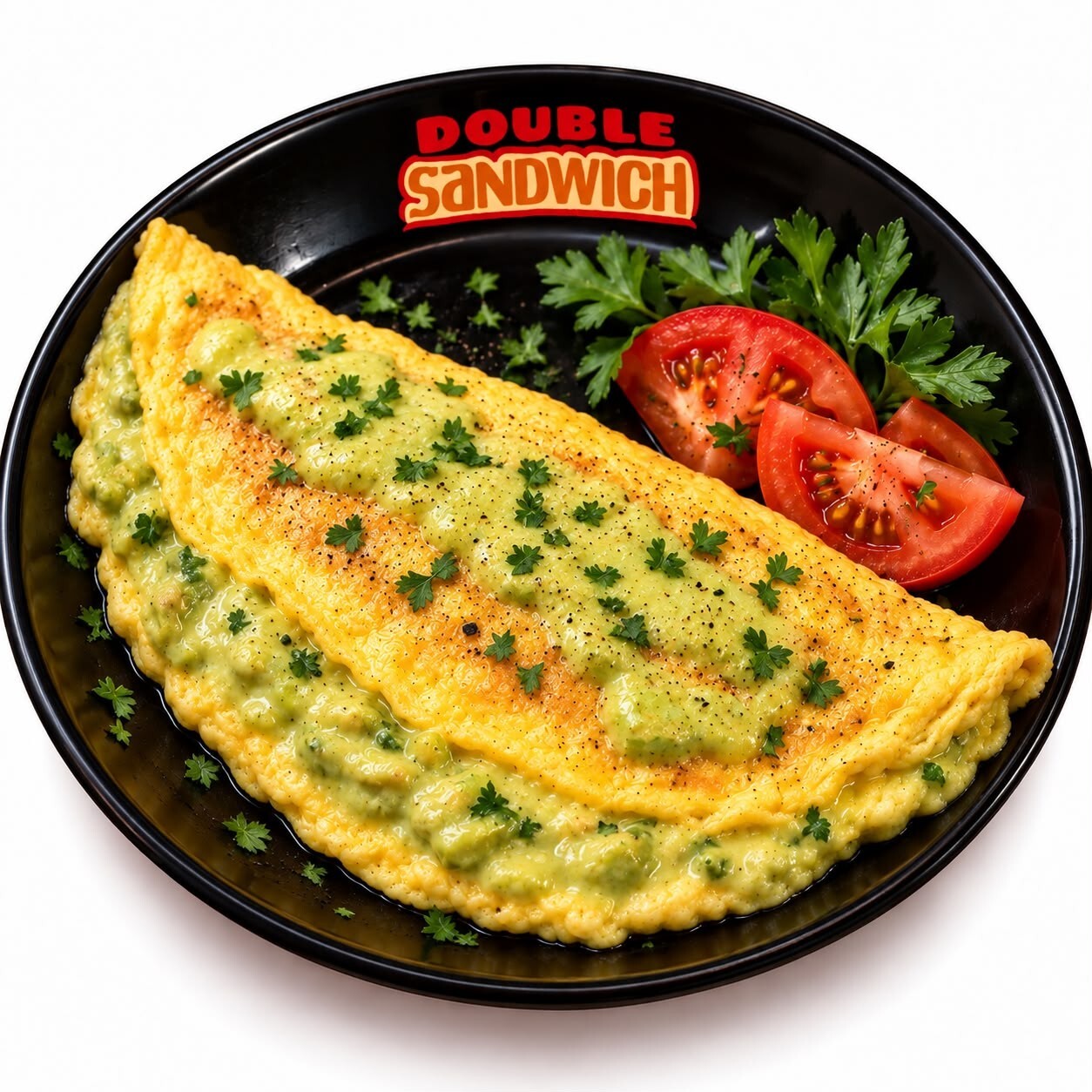 Avokado Soslu Omlet