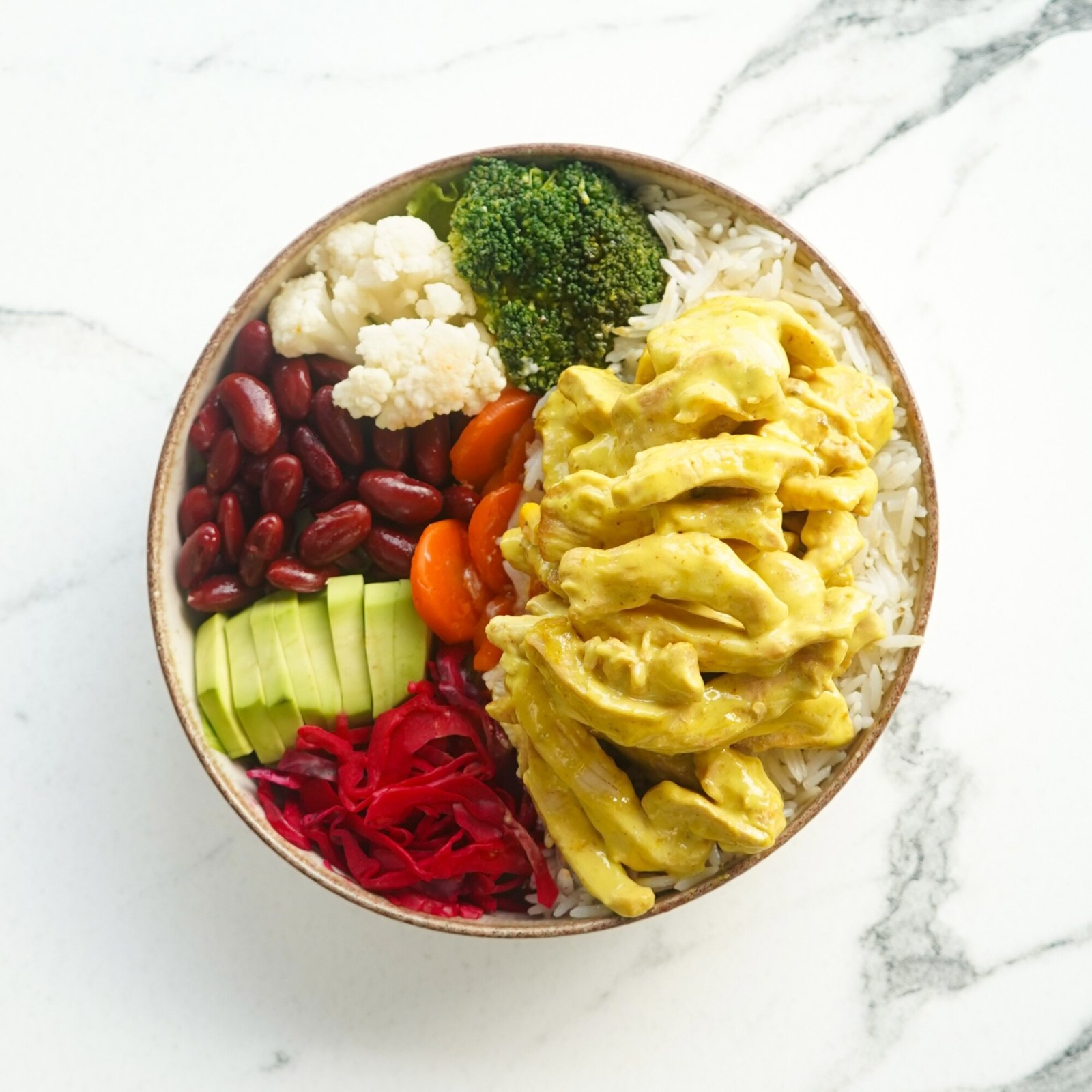 Curry Sauce / Köri Soslu Tavuk Bowl