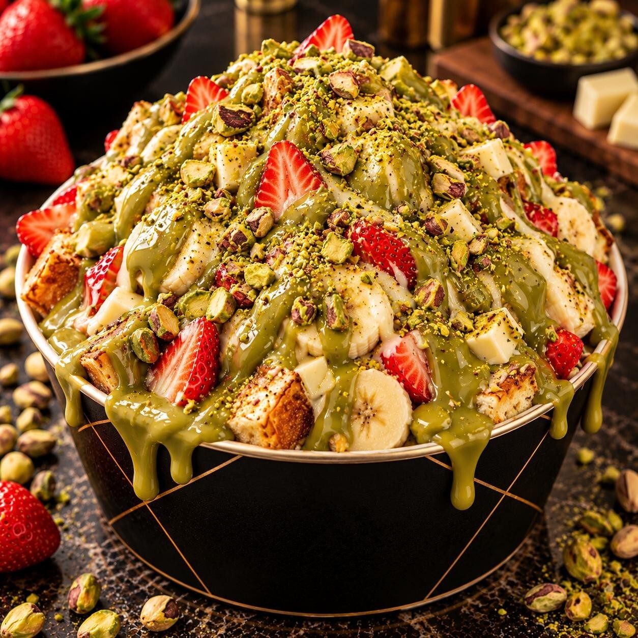 Antep Fıstıklı Waffle Bowl