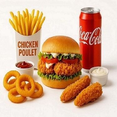 Pou Burger Menü
