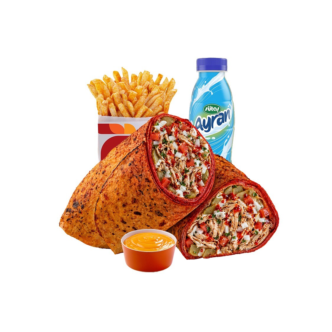 Mogaf Bomba Tavuk Burrito Menü