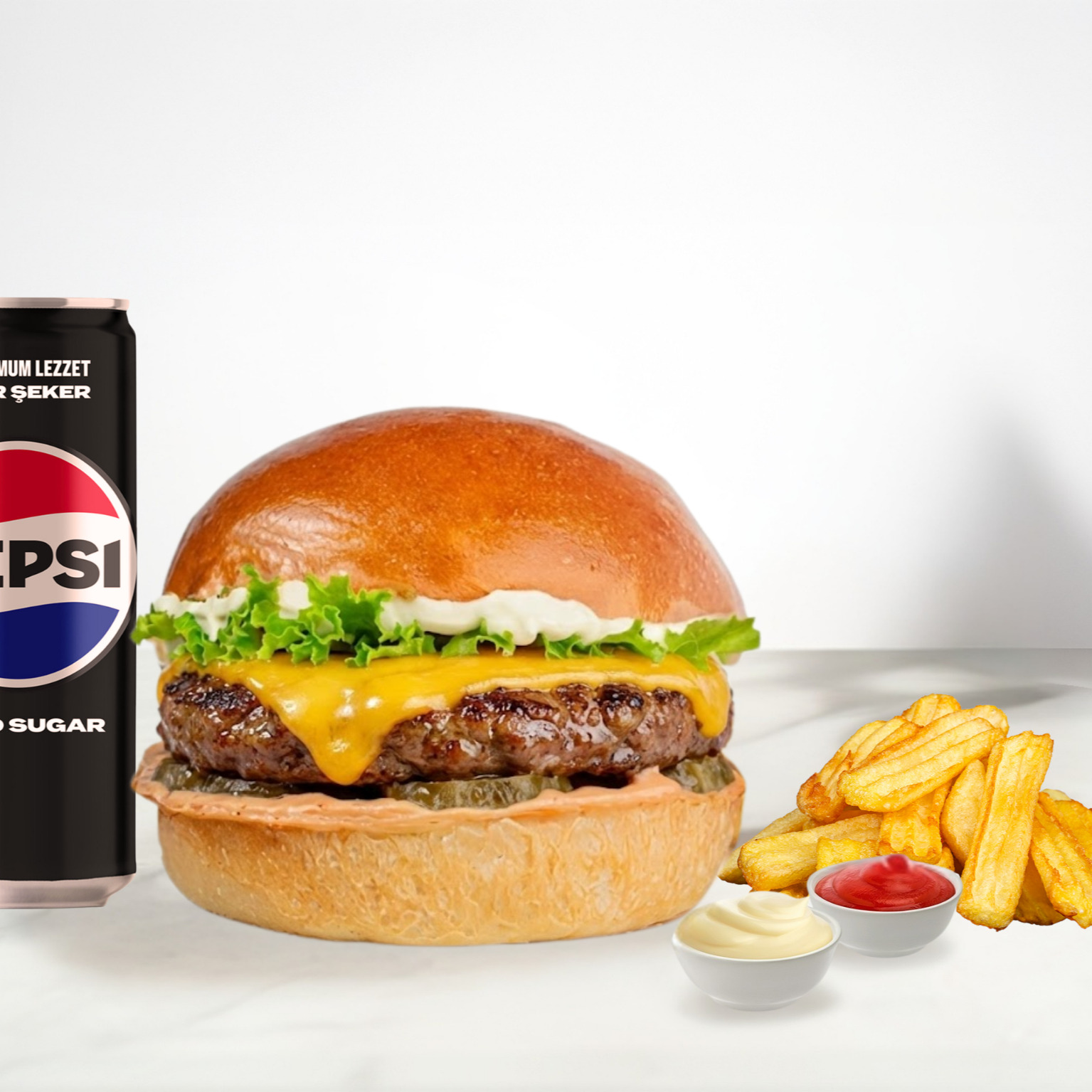 Cheeseburger Menü
