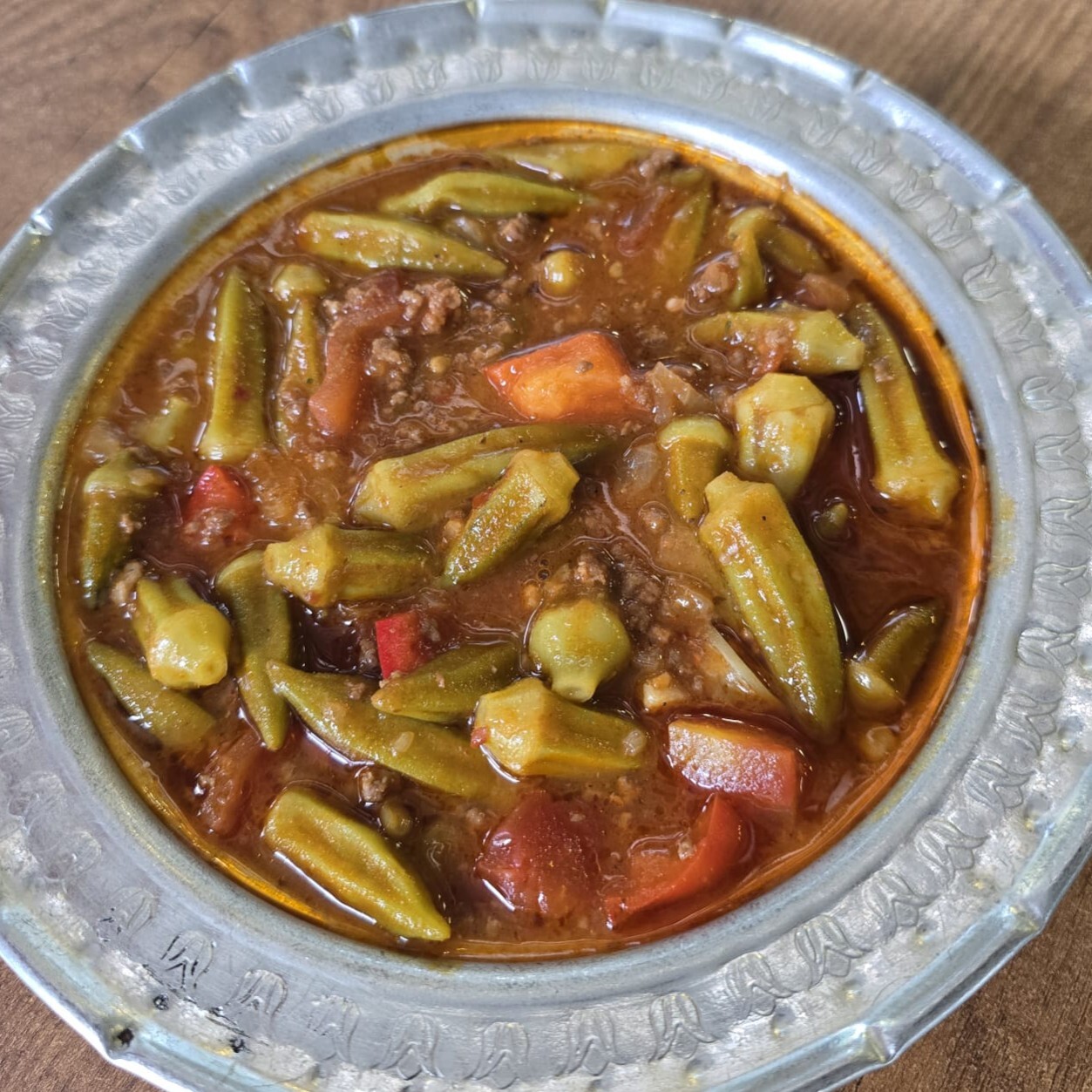 Kıymalı Bamya