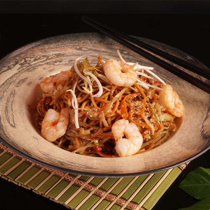 Karidesli Noodle