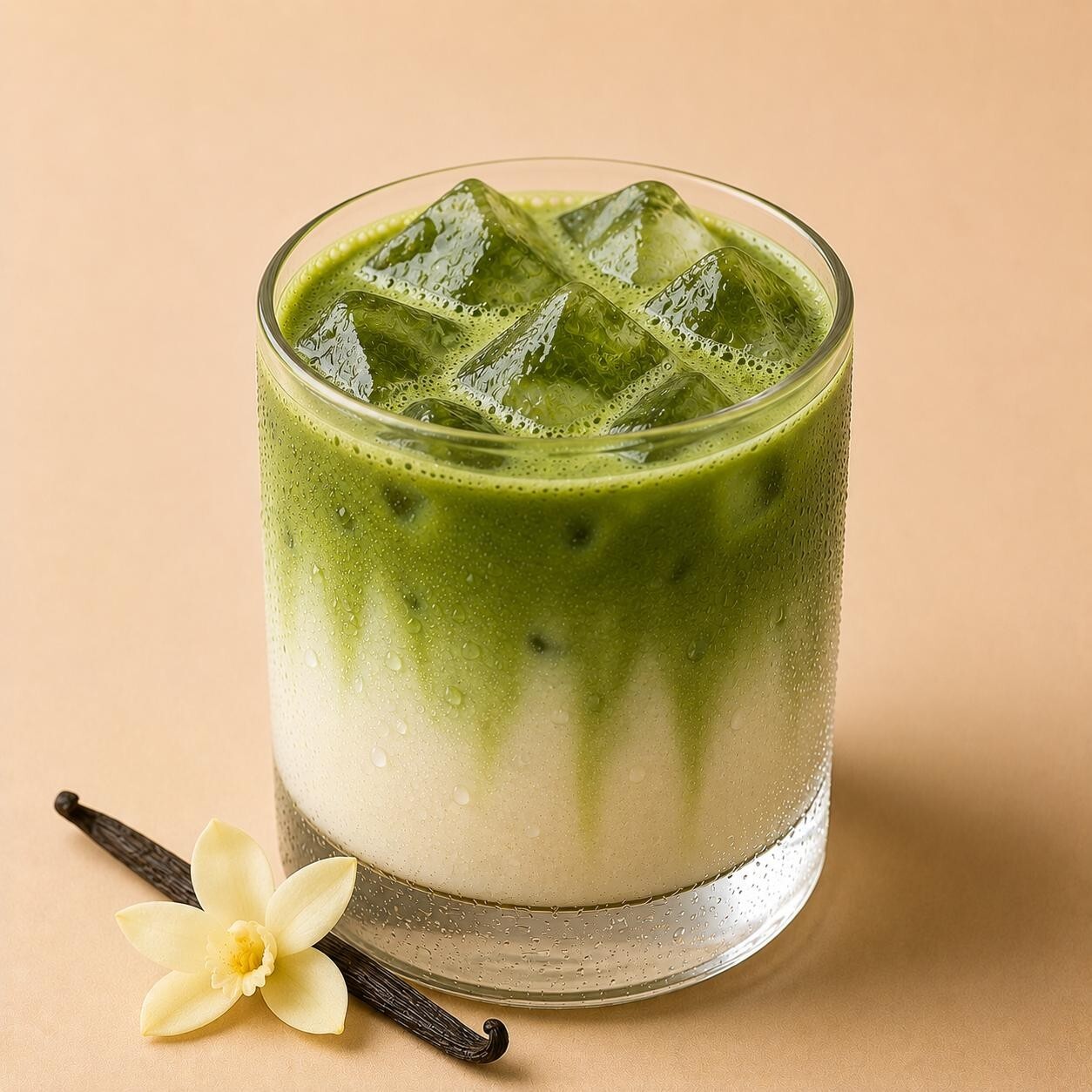 Iced Vanilla Matcha Latte