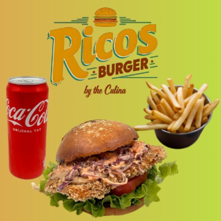Chicken Burger Menu