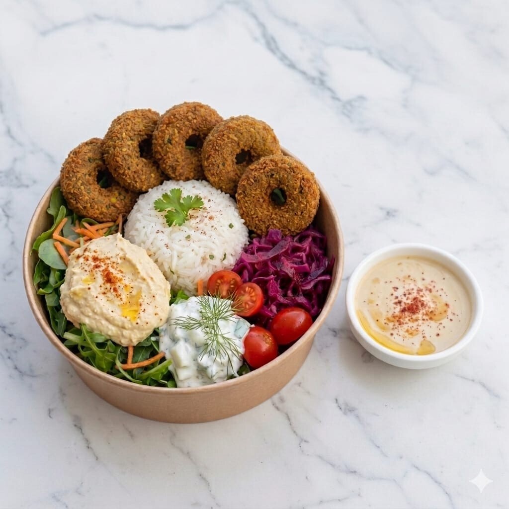 Falafel Bowl (Vejetaryen)