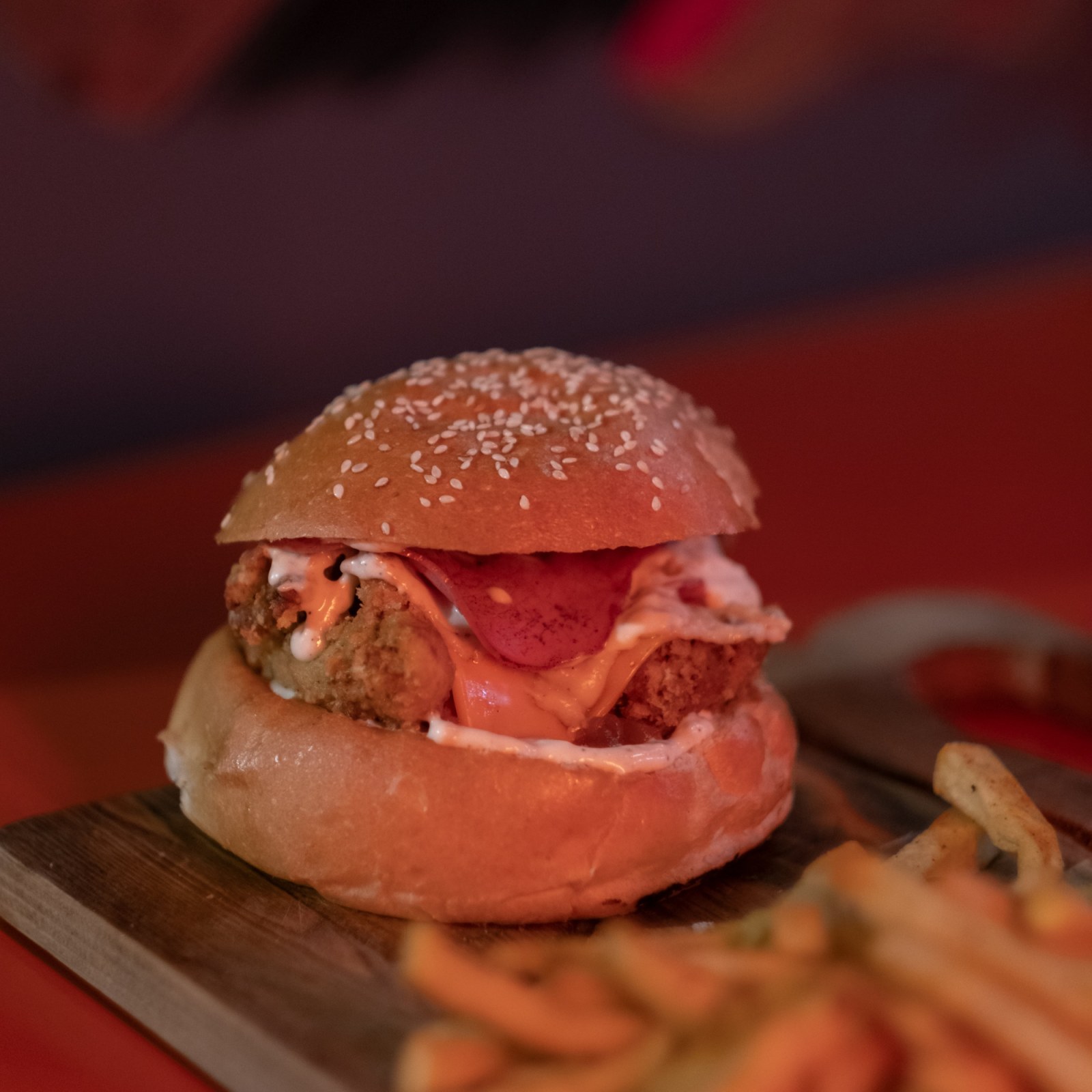 Cipolle Chicken Bonfile Burger Menü