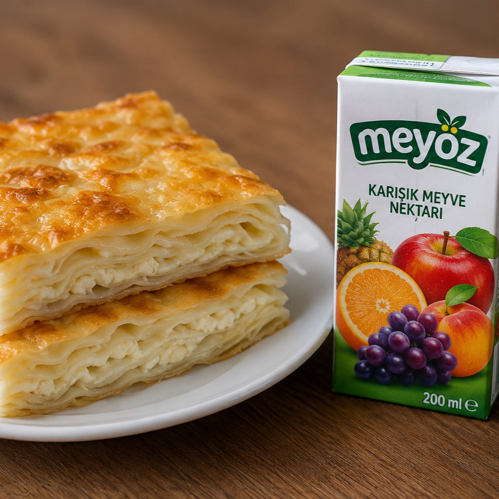 Su Böreği (Porsiyon) + Meyöz Meyve Suyu