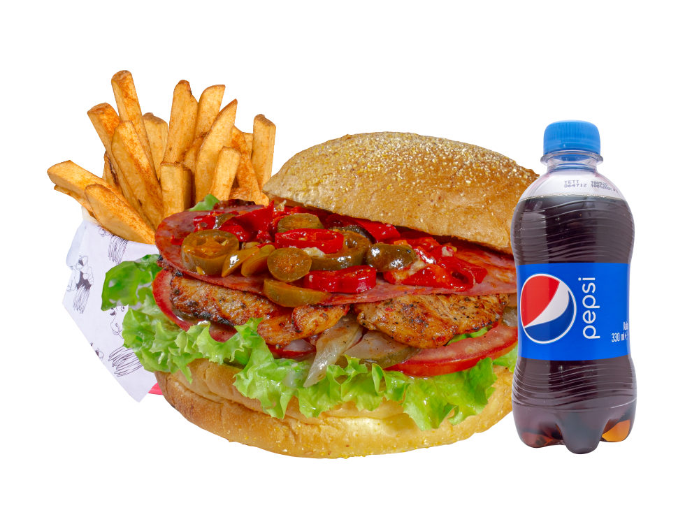 Mexico Tavuk Burger (90 Gr)