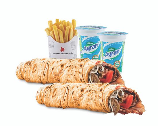 Efsane İkili Et Dürüm Menü ( Kişi Başı 685 TL )