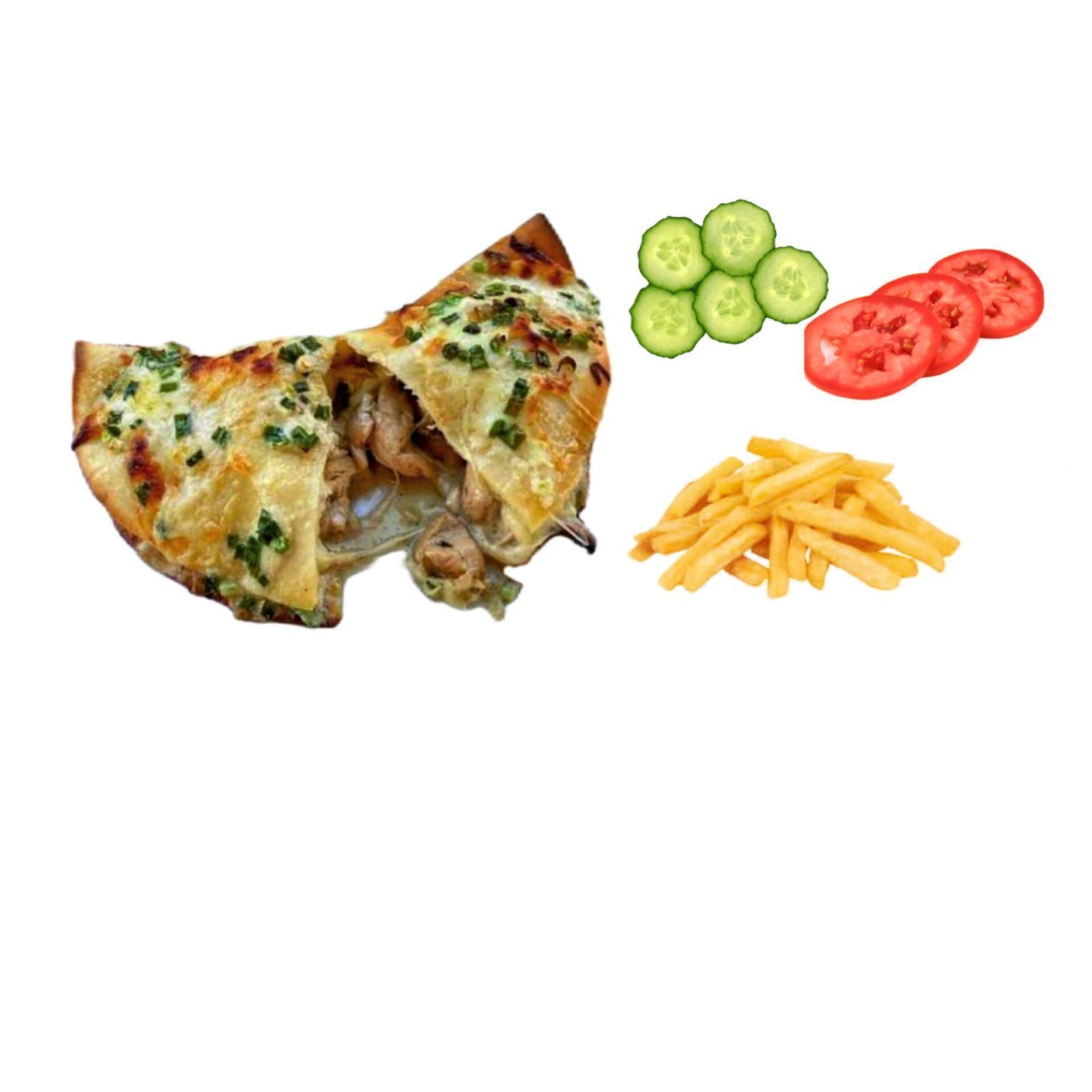 Wogg Tavuklu Mantarlı Krep
