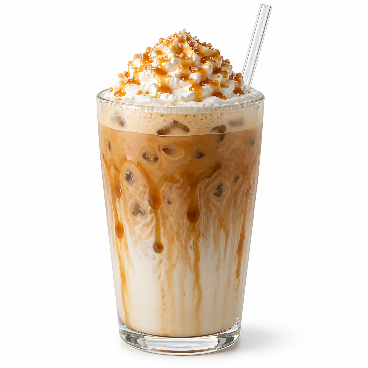 Iced Salted Caramel Latte