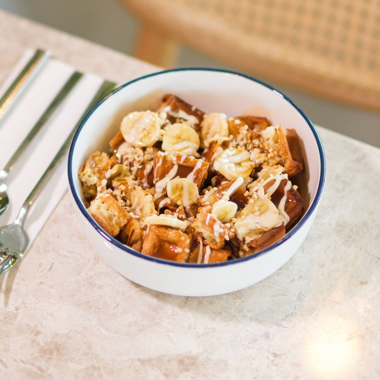 Karamel Waffle Bowl