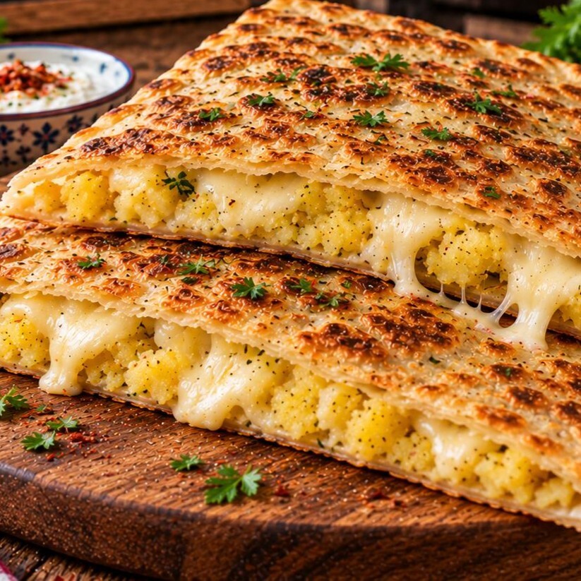 Patates Kaşar Peynirli Gözleme