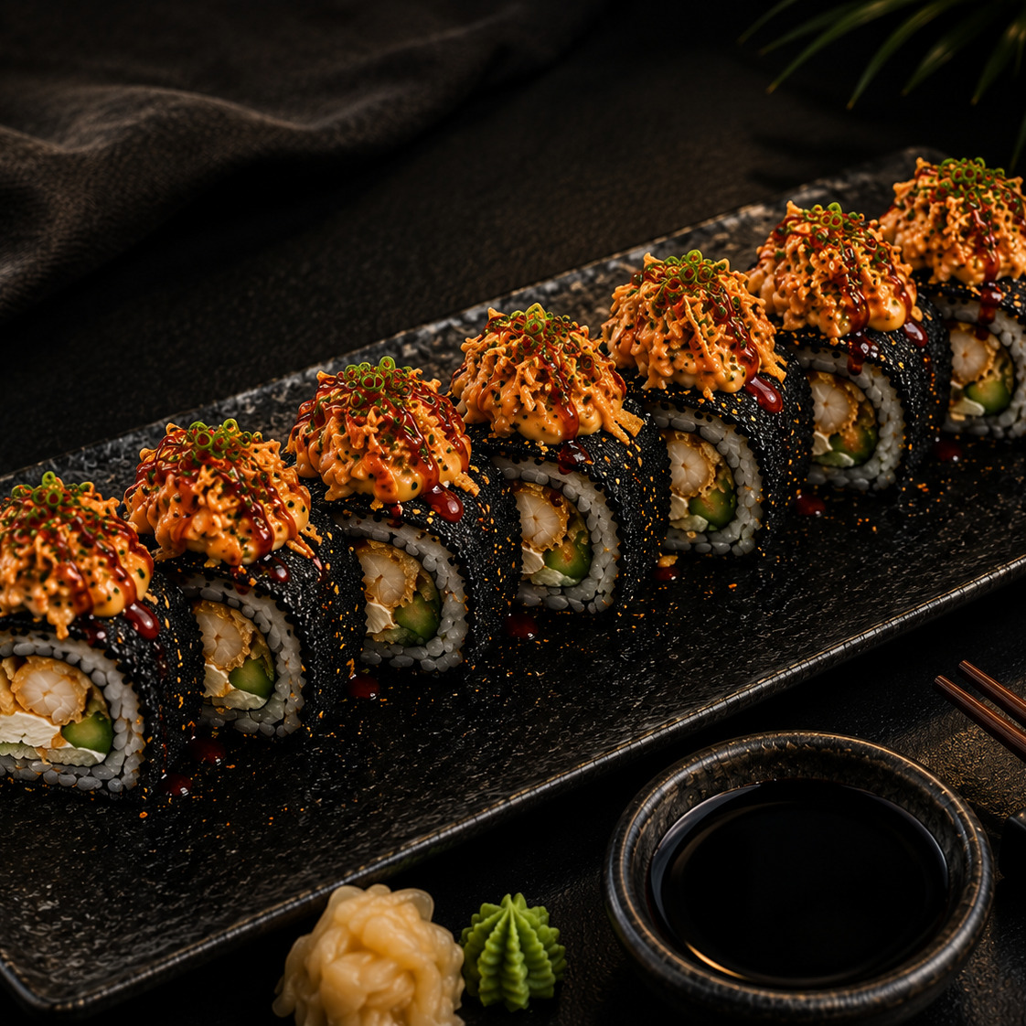 Black Inferno Roll (8 Adet)