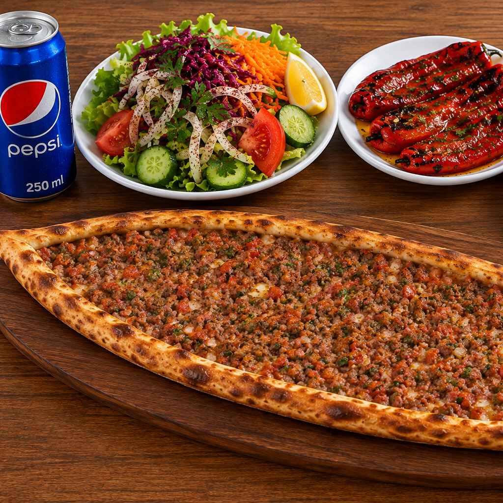 Kıymalı Pide Menü