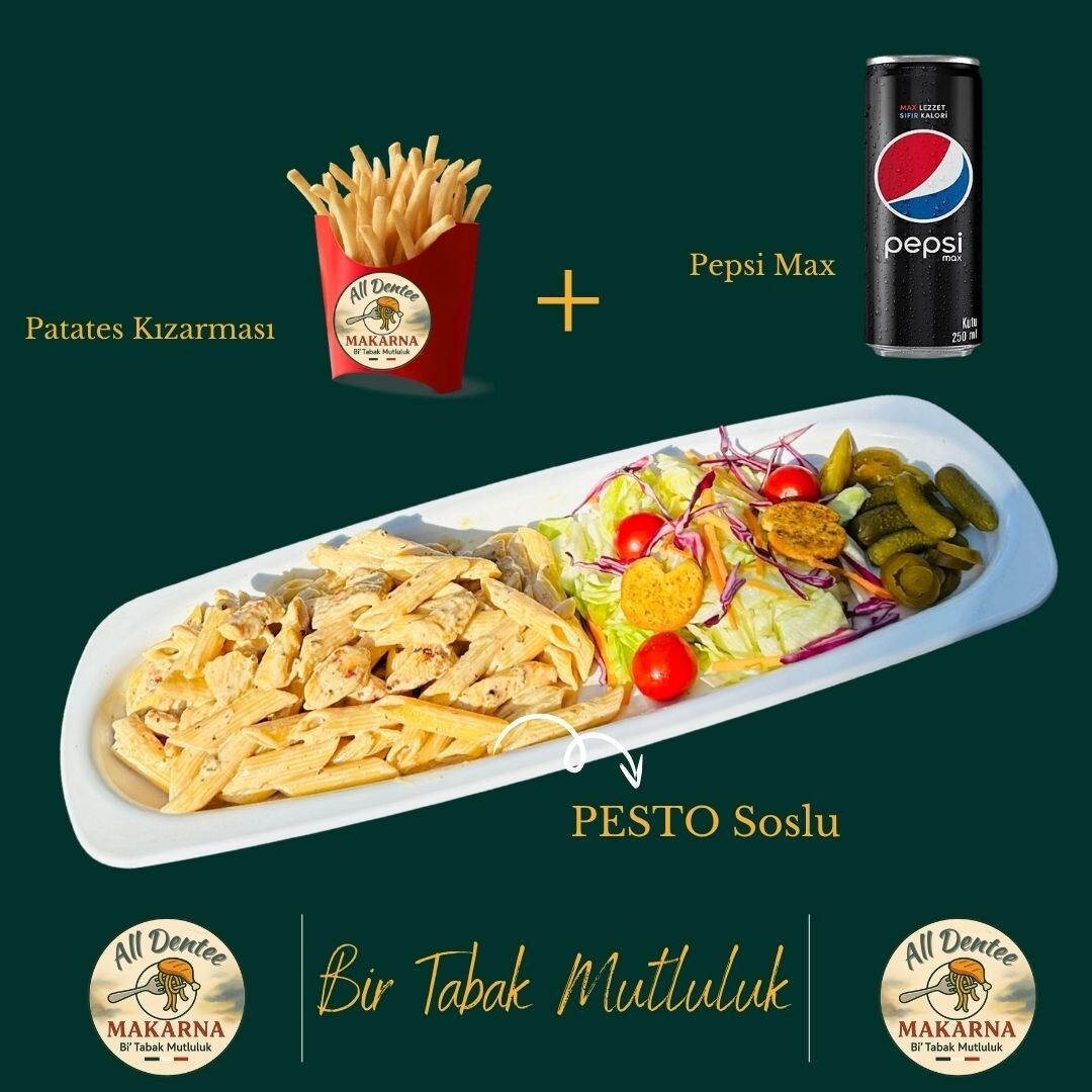 Pesto Tavuklu + Patates + Pepsi Max