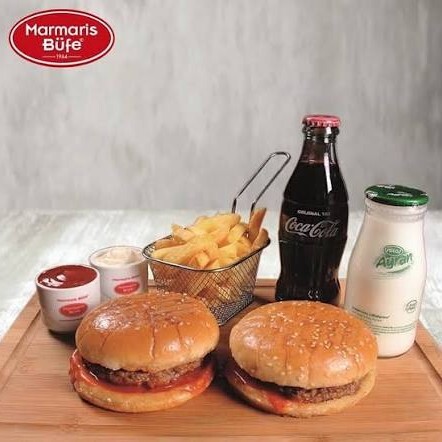 Islak Hamburger Menü (2'li)