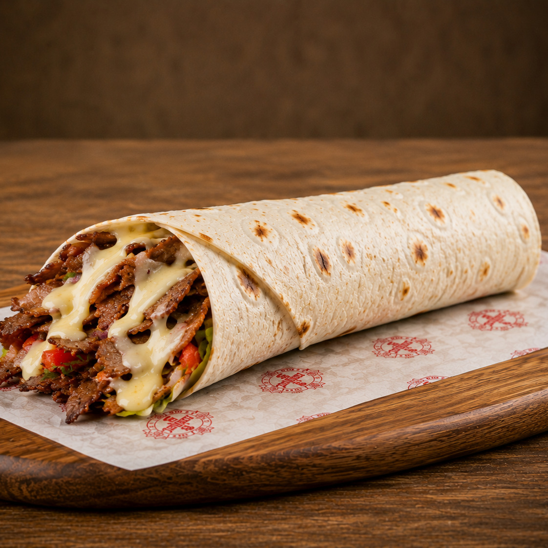 Kaşarlı Et Döner Dürüm