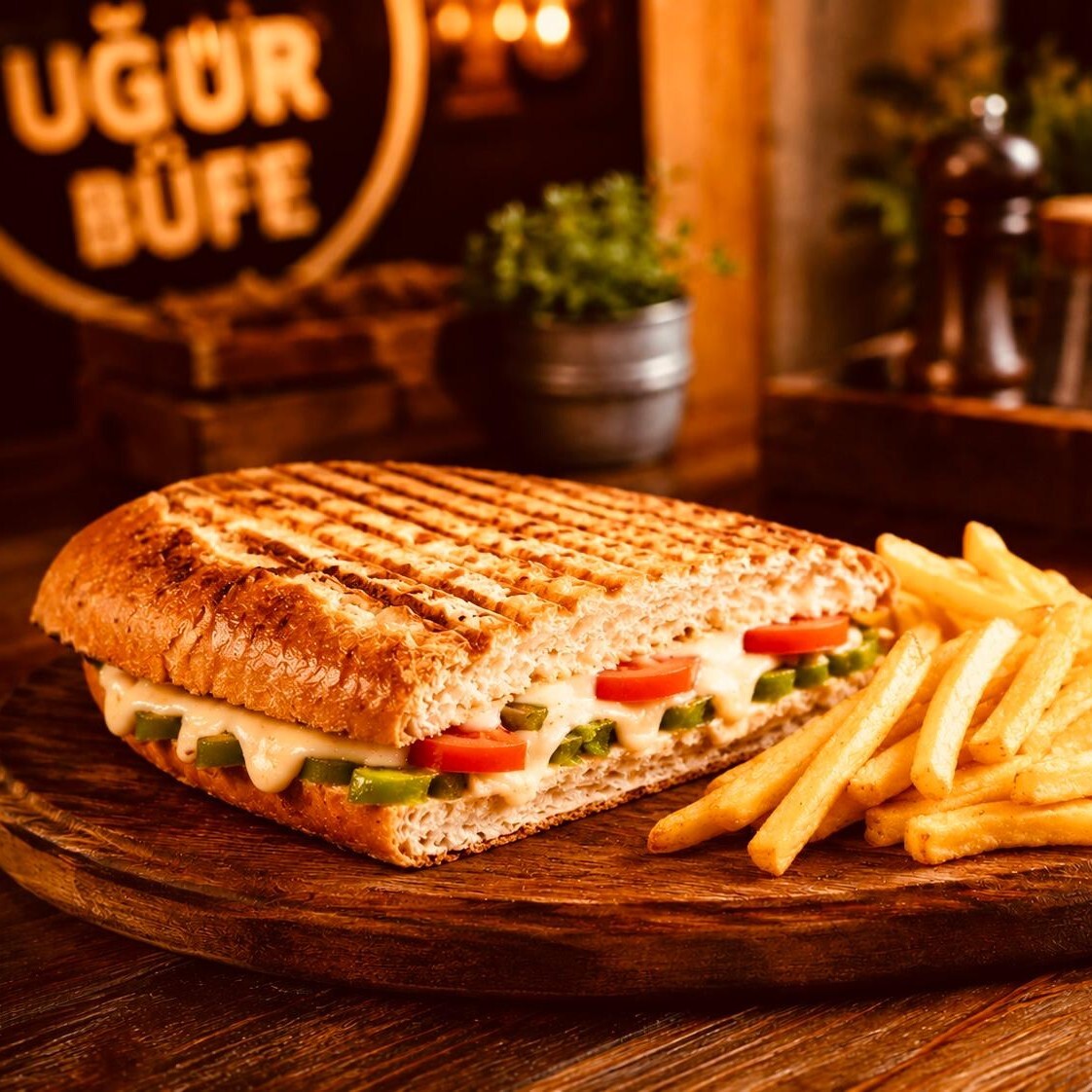 Peynirli Sebzeli Zeytin Ezmeli Tost