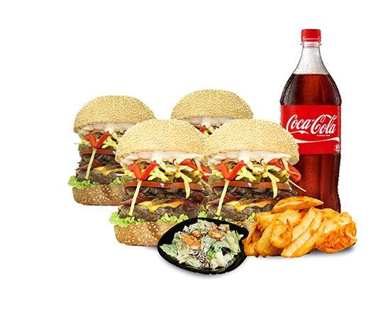4'lü Dm's Special Burger Menü