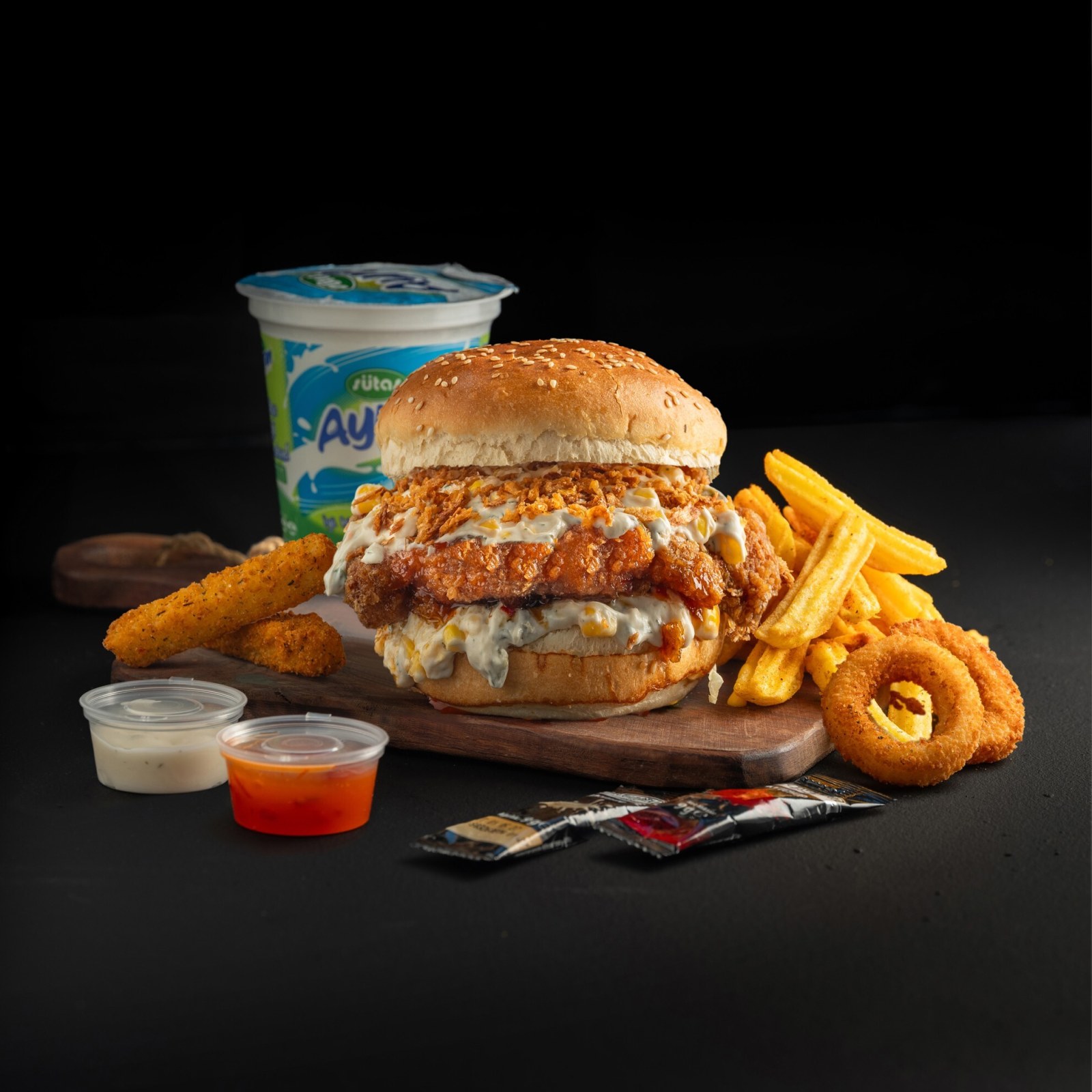 Win Combo Burger Menü