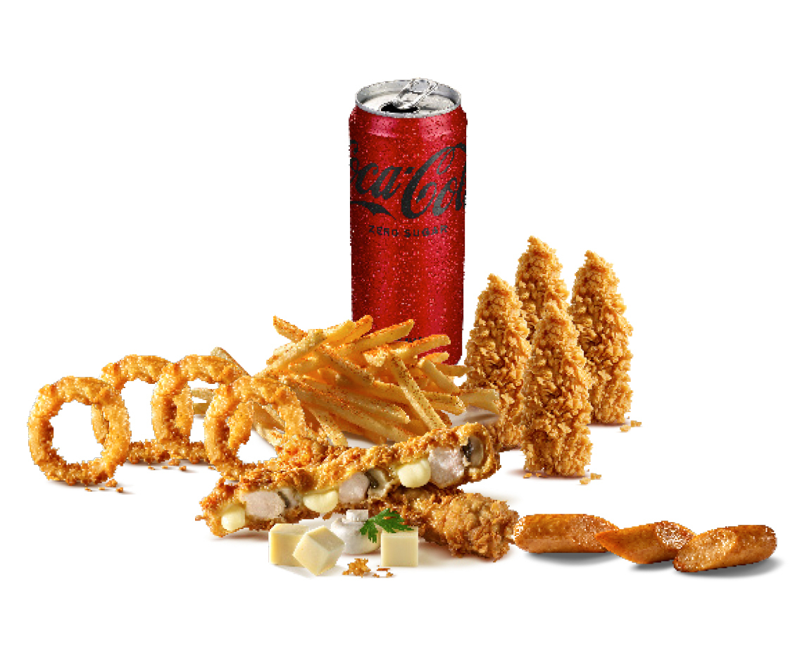Cajun Karışık Sepet Menü