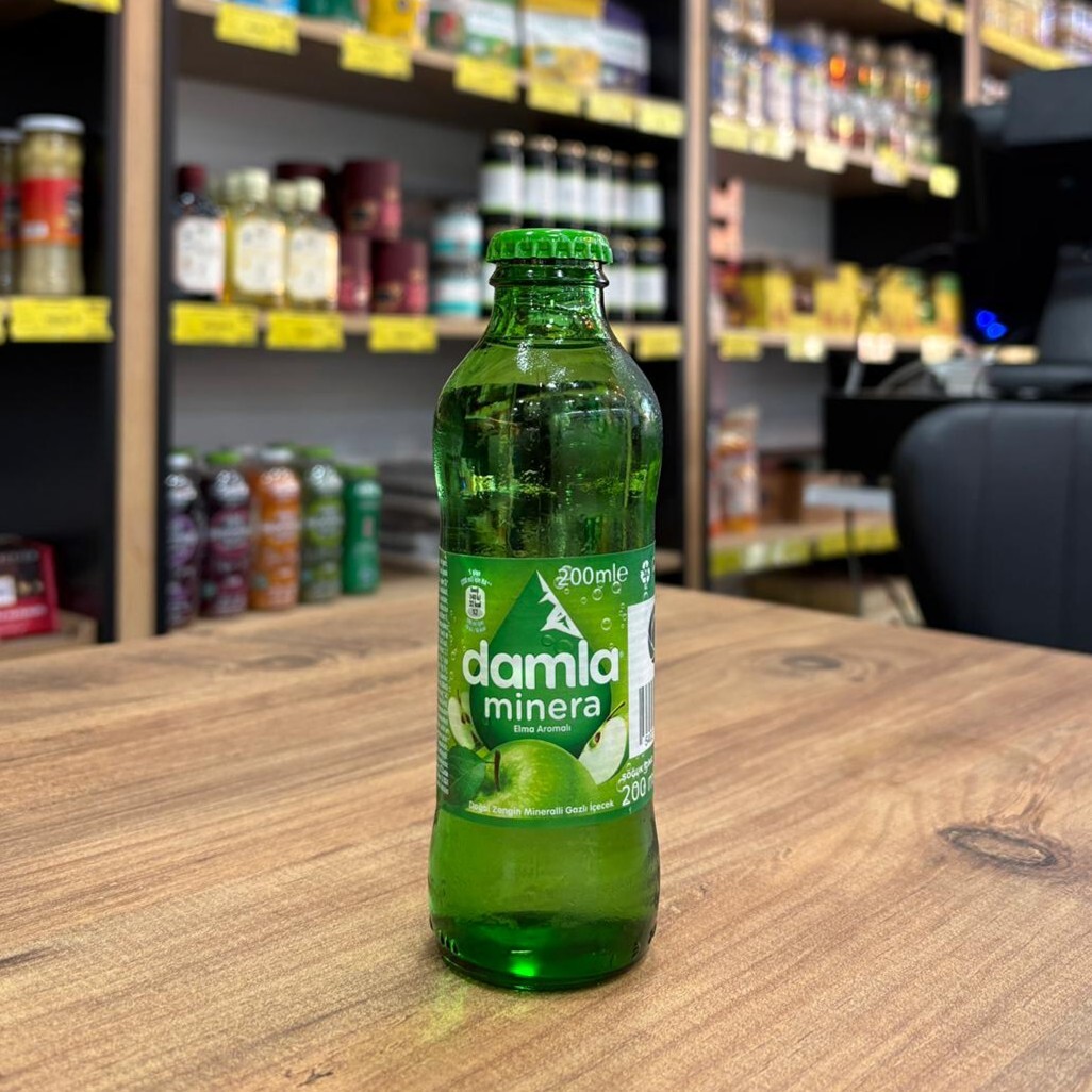 Damla Elma Aromalı Doğal Maden Suyu (200 ml)