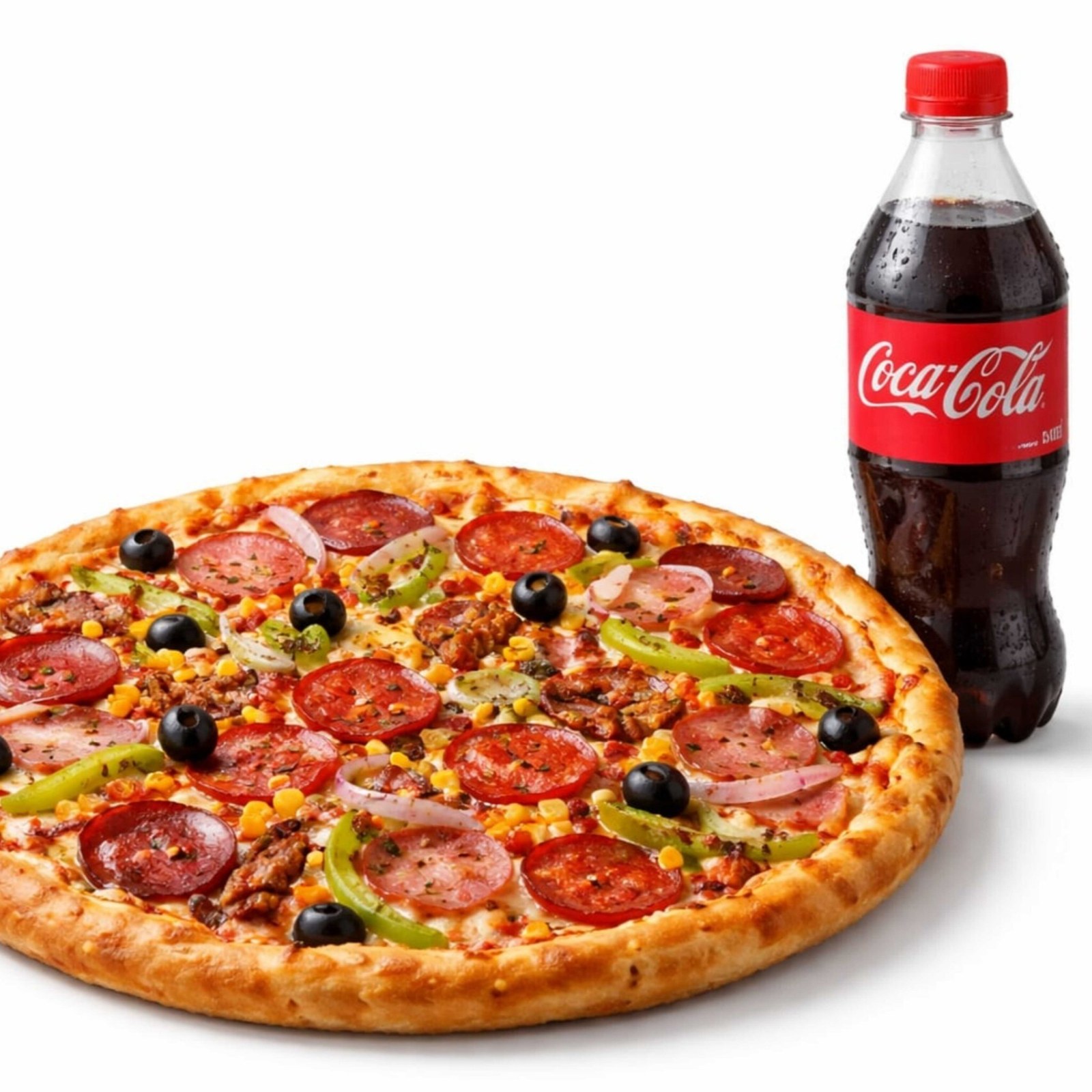 Karışık Pizza + Coca-Cola (330ml)