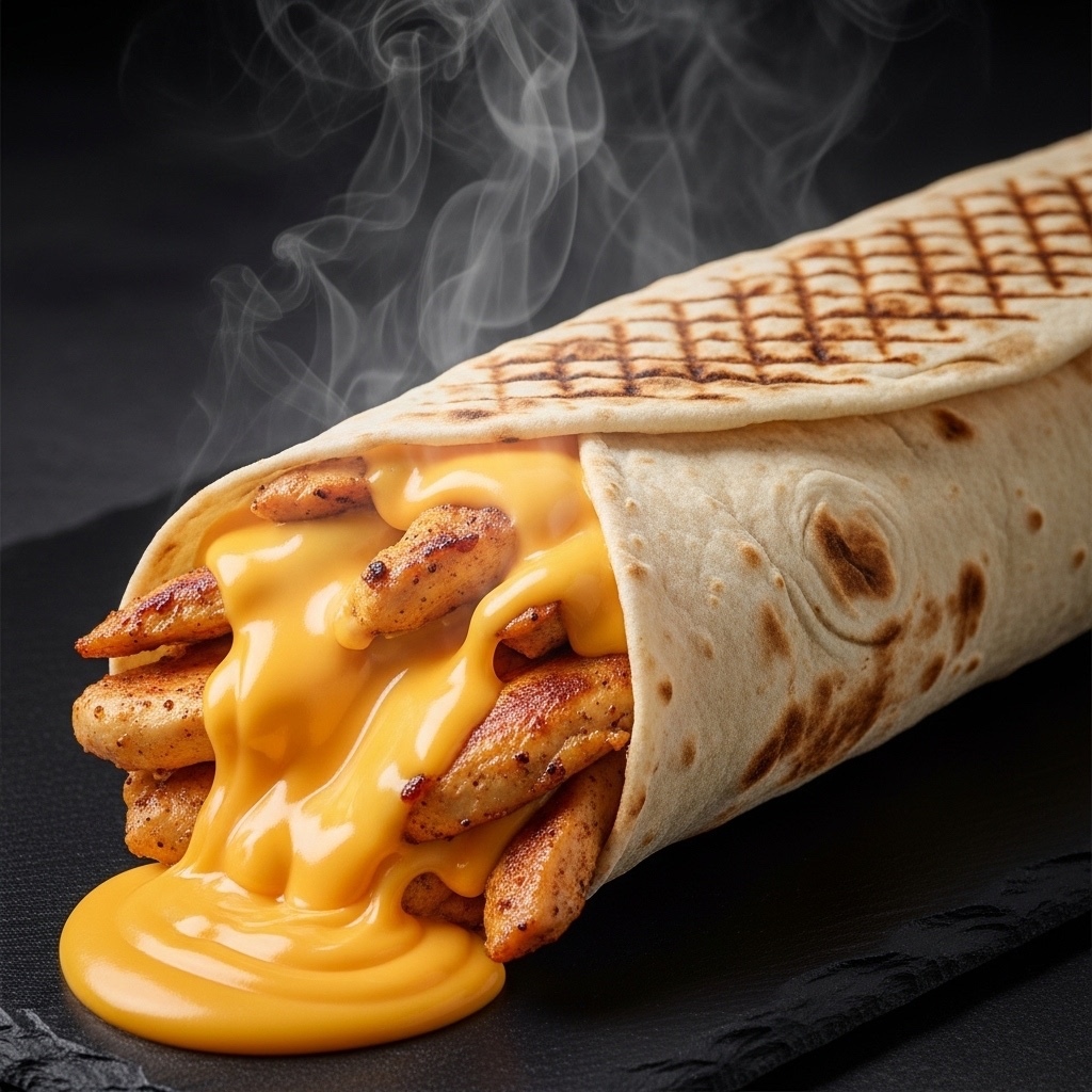 Hatay Usulü Cheddarlı Tavuk Dürüm (150 gr.)