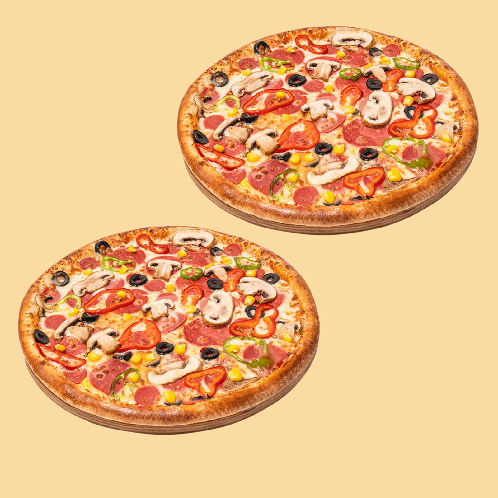 2'li Orta Boy Karışık Pizza Menü