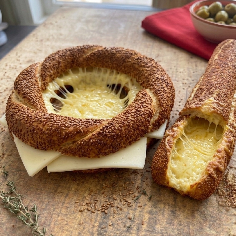 Kaşarlı Simit