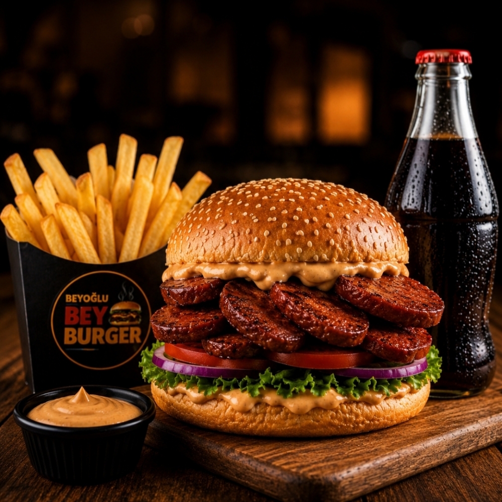 Kasap sucuk Beyburger Menü