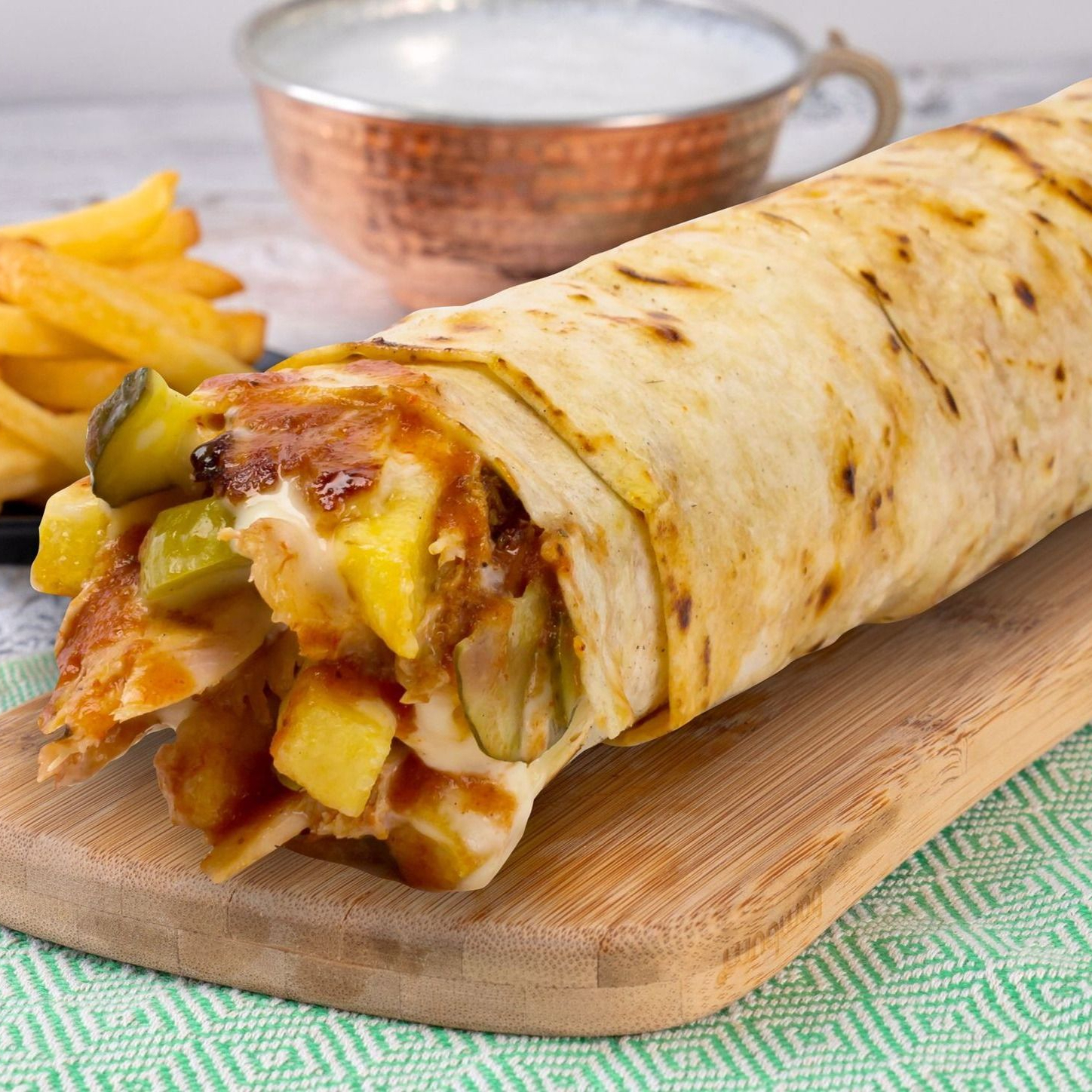 CHEDDARLI TAVUK DURUM