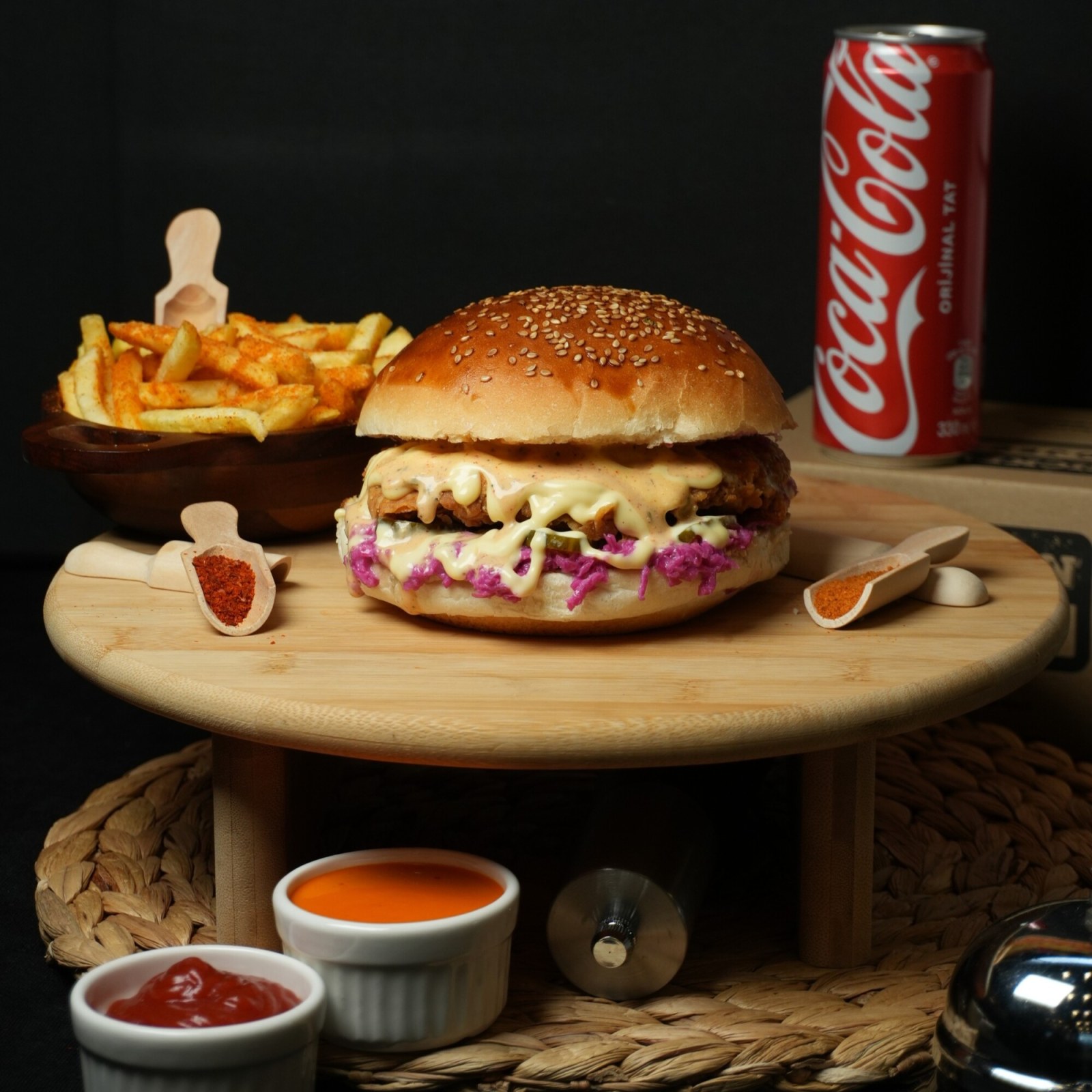 Secret Project Burger Menü