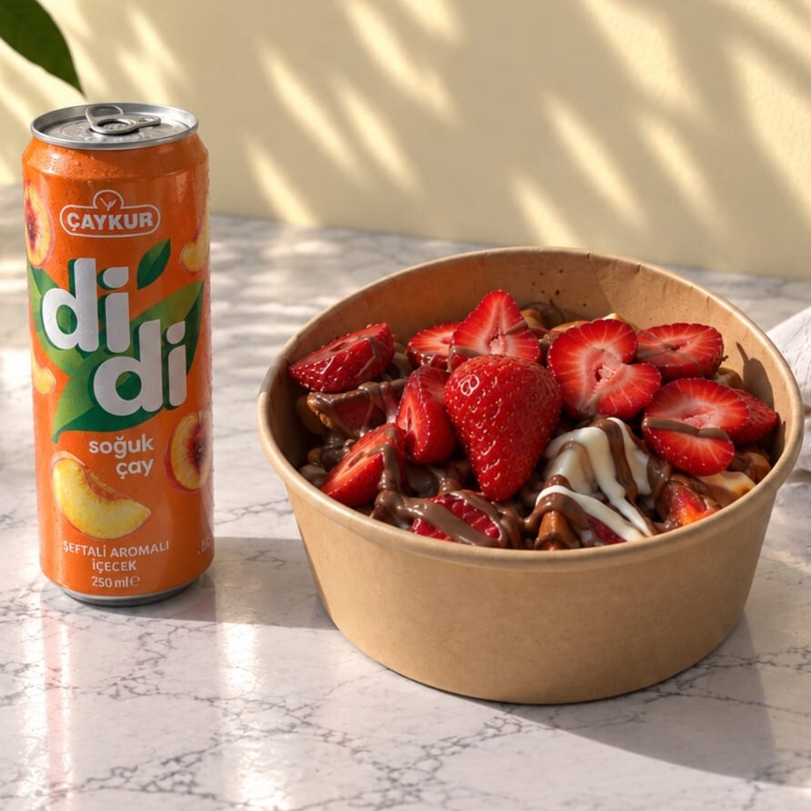 Ekonomik Menü 550 C Bowl + 250 ml Şeftali Didi
