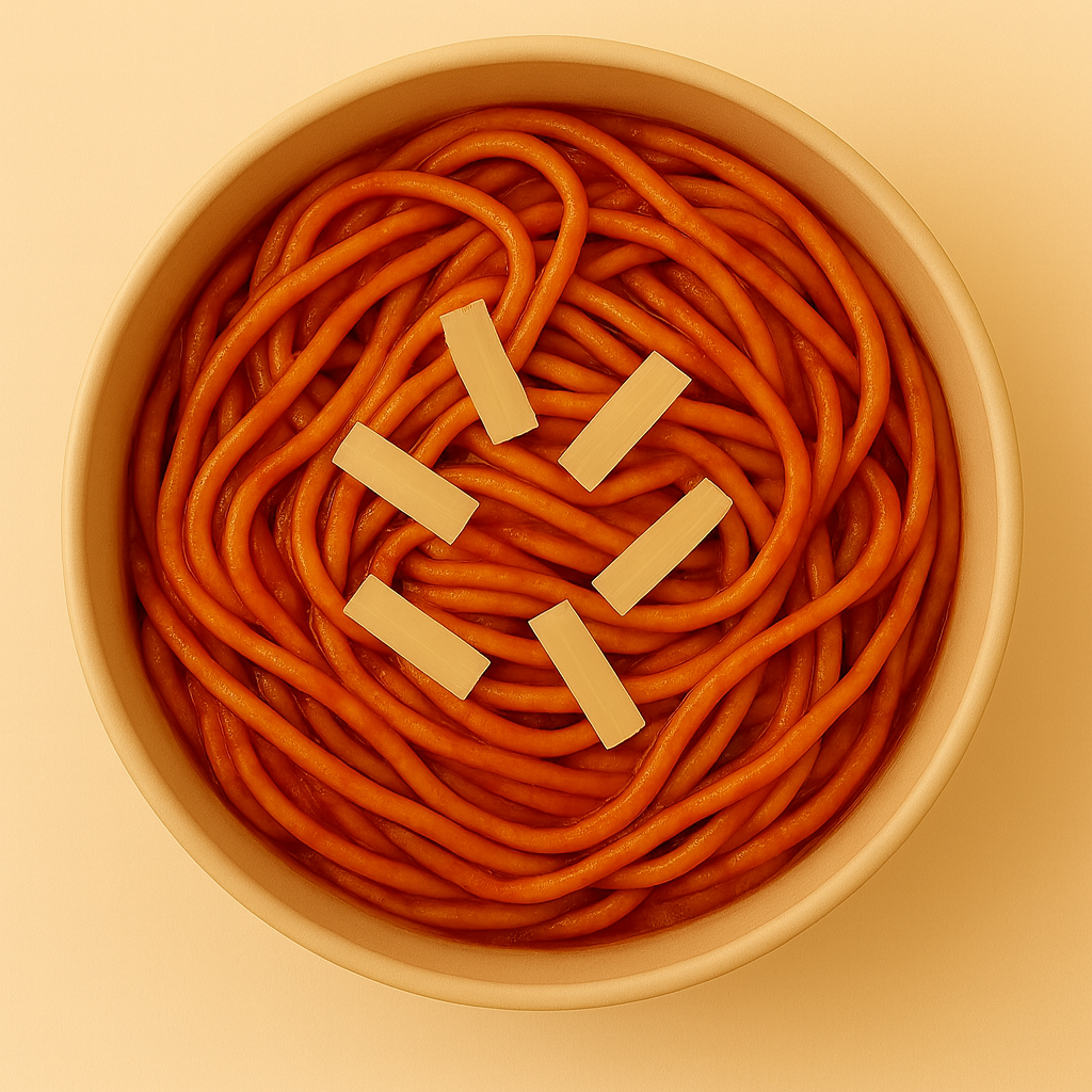 Domates Soslu Noodle