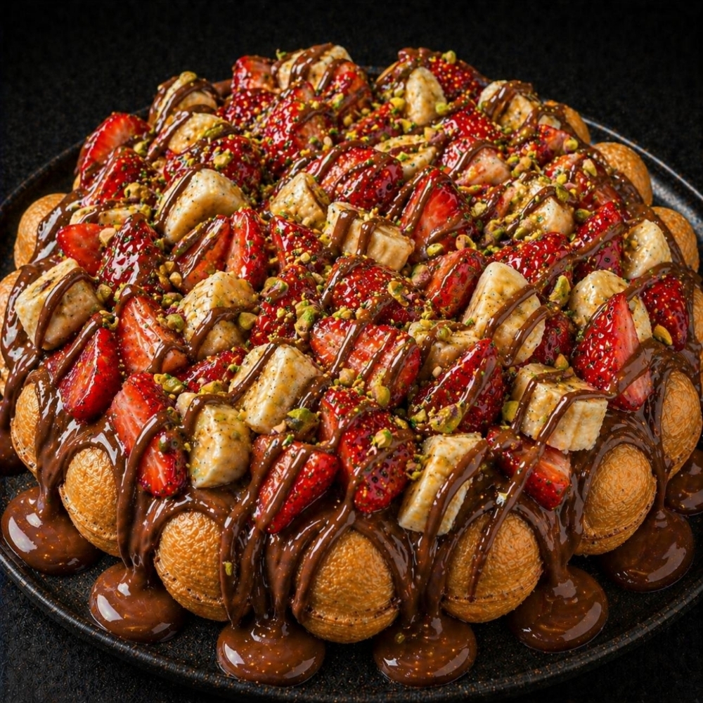 Bol Meyveli Bubble Waffle