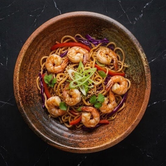 Karidesli Noodle