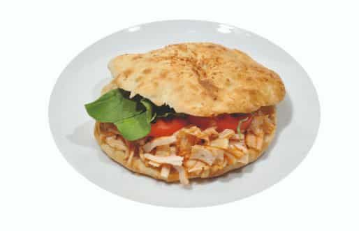 Bazlama Ekmek Arası Tavuk Döner