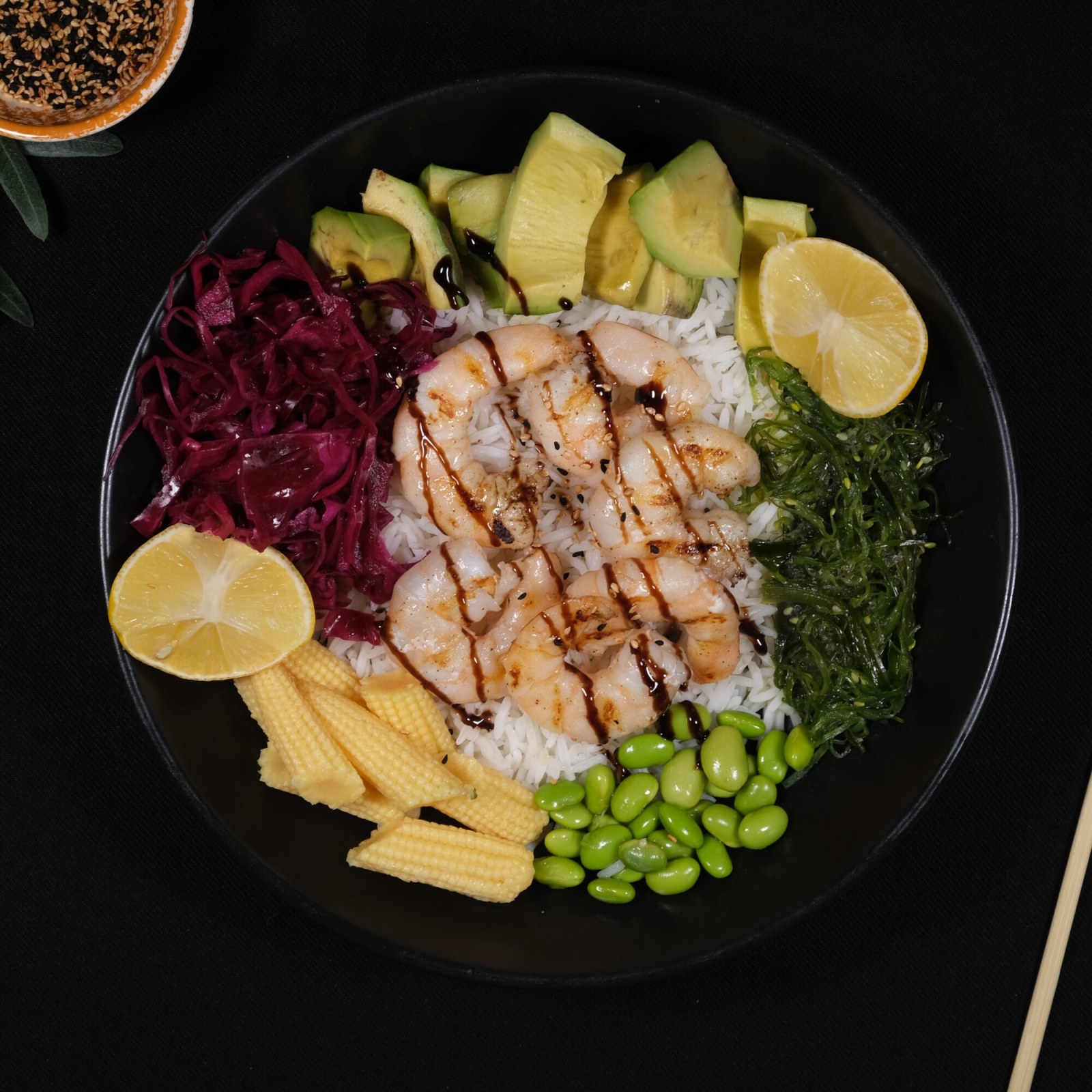 Ocean Jumbo Shrimp Bowl
