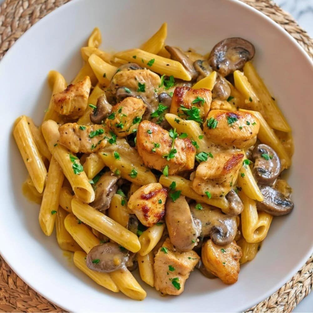 Köri Soslu, Tavuklu Penne Makarna
