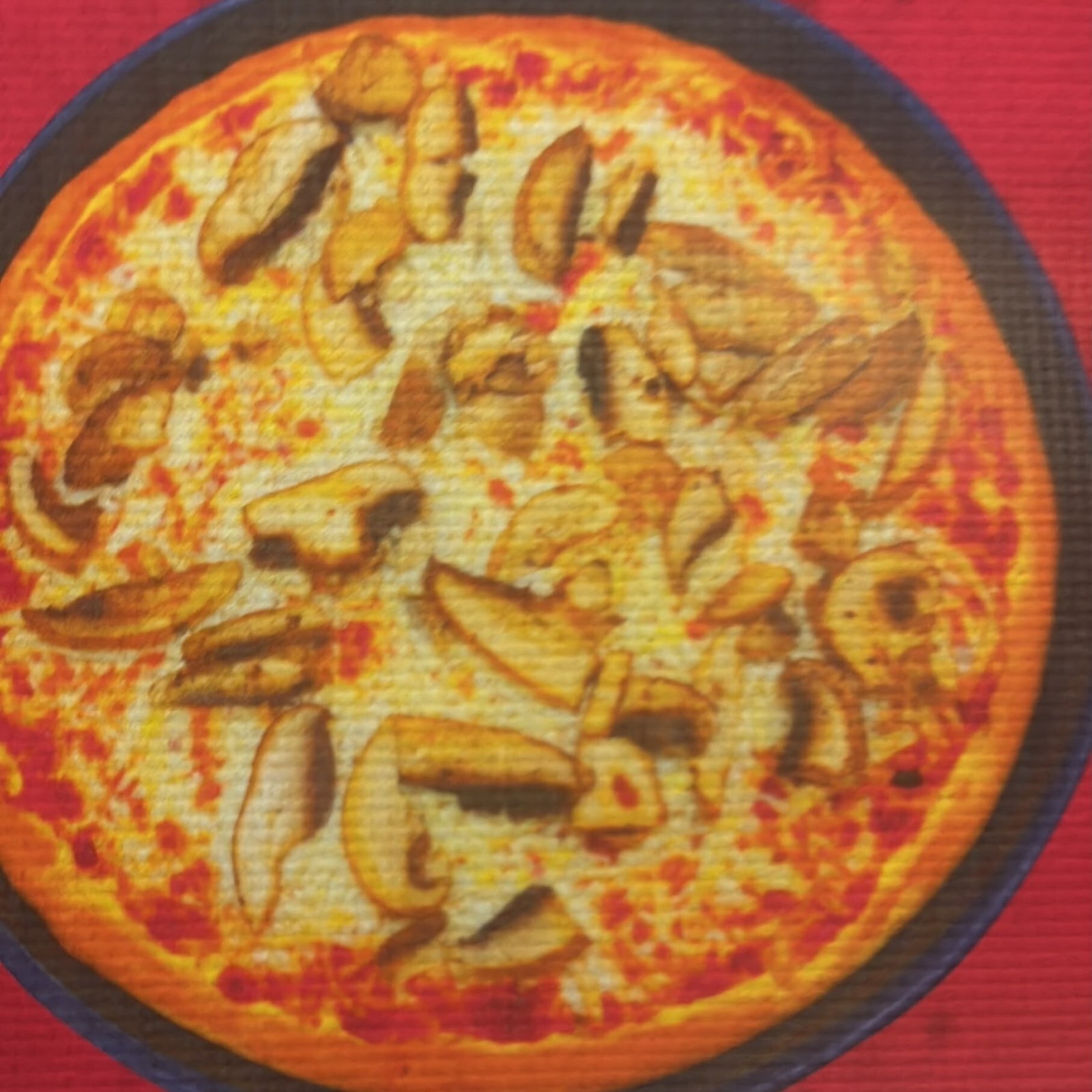 mantarlı pizza büyük boy